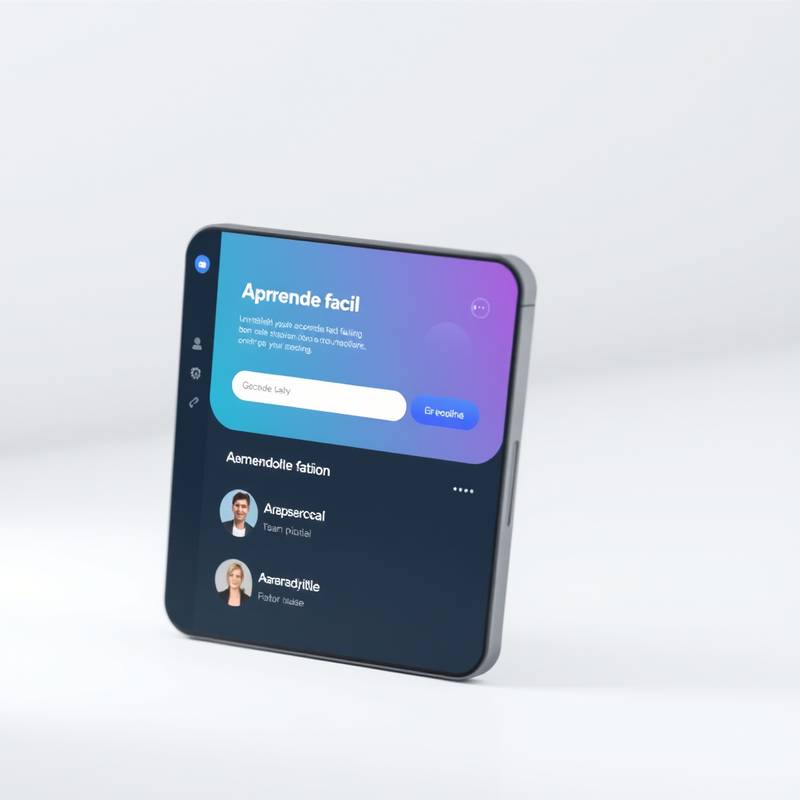 Miniatura de Proyecto de Diseño de Interfaz de Usuario (UI) para Plataforma 'Aprende Fácil'