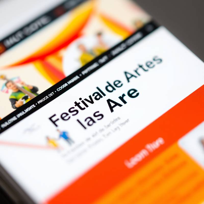 Miniatura de Proyecto de Diseño Web para Evento Cultural 'Festival de las Artes'